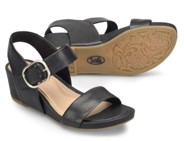 SOFFT VAYA LEATHER WEDGE SANDAL - 6th Street Fashions and Footwear