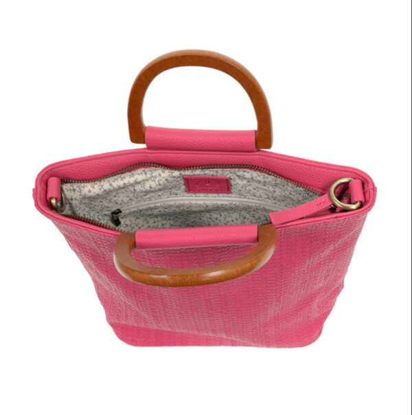 JOY SUSAN WOVEN WOOD HANDLE TOTE - Image 2