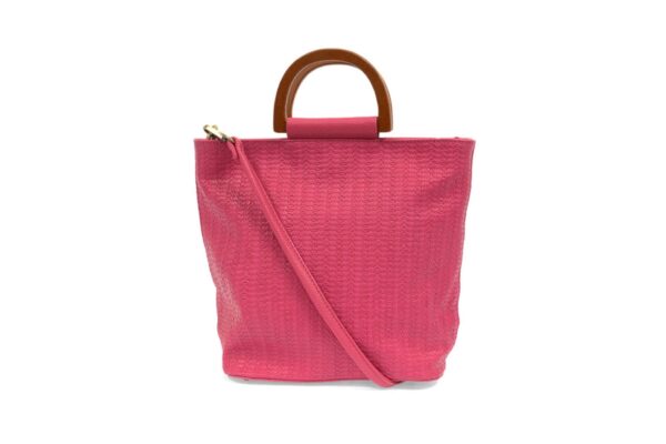 JOY SUSAN WOVEN WOOD HANDLE TOTE