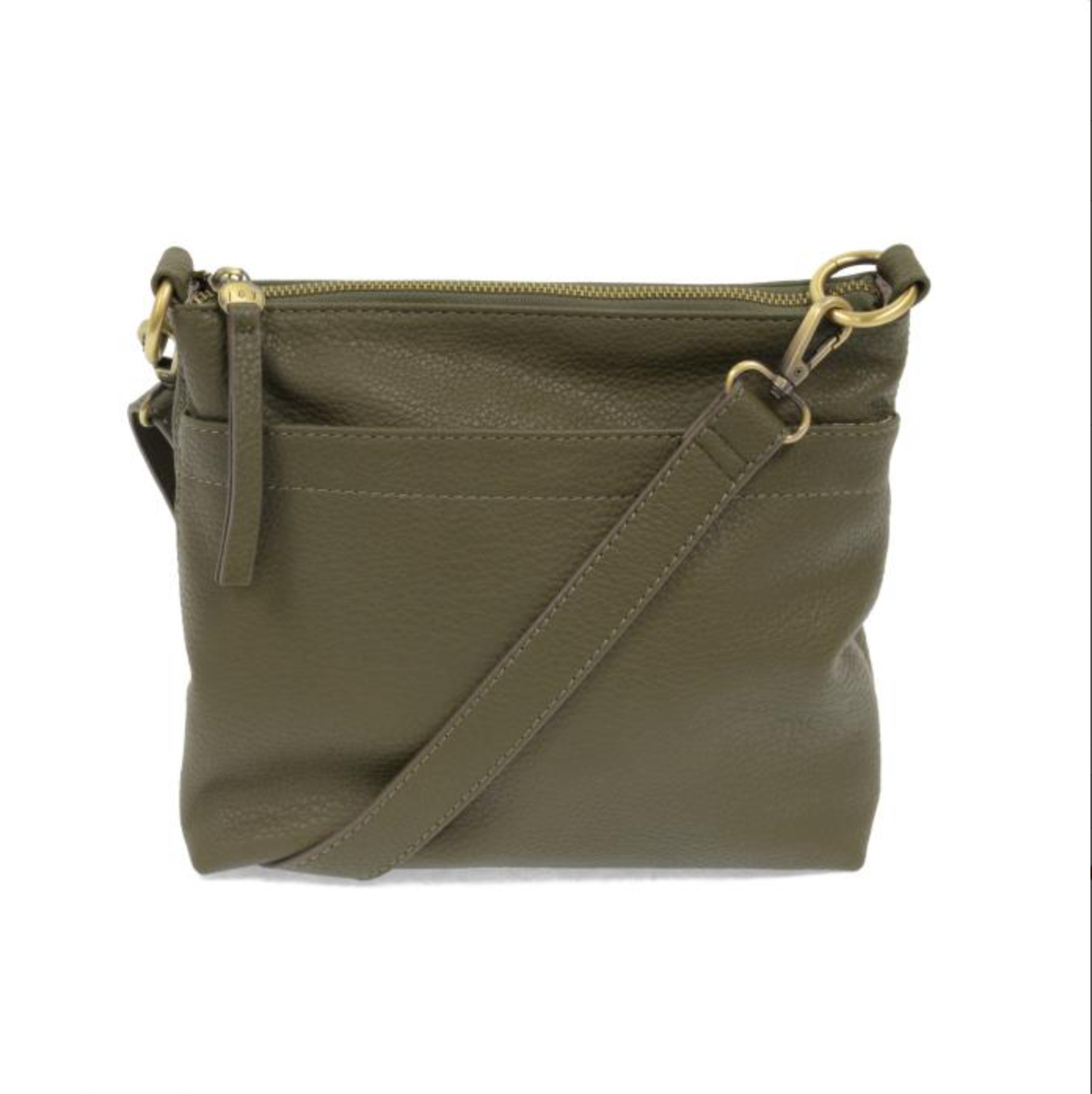 JOY SUSAN LAYLA TOP ZIP CROSS BODY - OLIVE - 6th Street Fashions ...