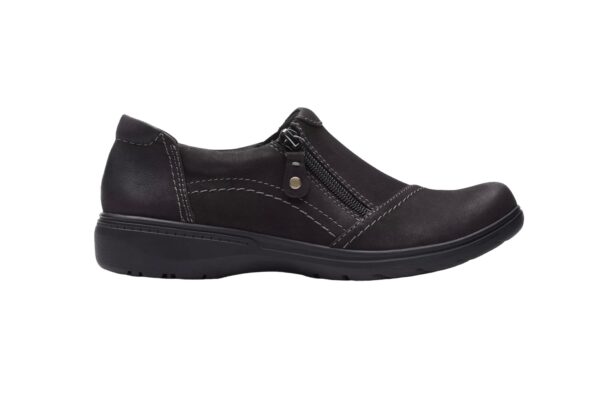 CLARKS CARLEIGH RAY BLACK NUBUCK