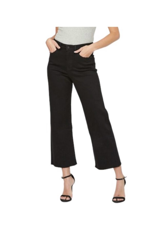 MICA DENIM HIGH RISE WIDE LEG CROPPED PANT - Image 7