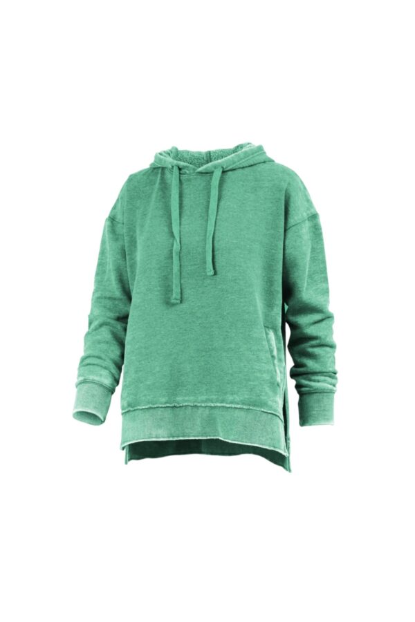 POCKET HOODIE WITH SIDE SLITS