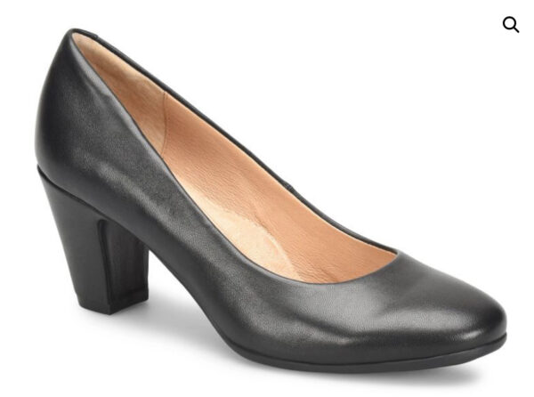 SOFFT LANA BLACK LEATHER PUMP - Image 8