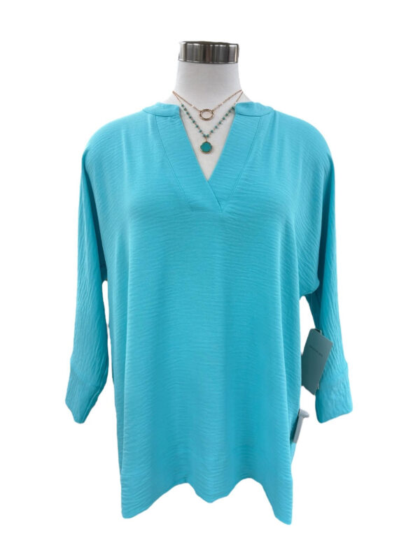 MULTIPLES CUFFED DOLMAN SLEEVE AIRFLOW TOP