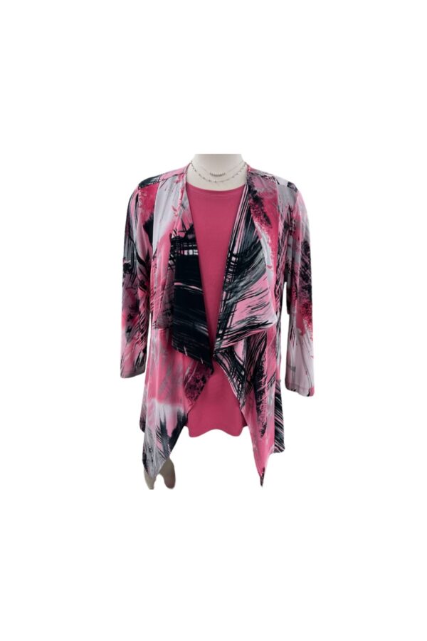 SOUTHERN LADY 3/4 SLEEVE PRINT JACKET