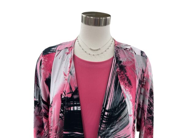 SOUTHERN LADY 3/4 SLEEVE PRINT JACKET - Image 4