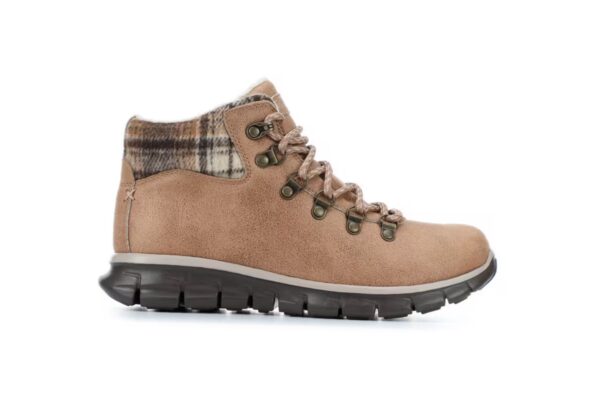 SKECHERS SYNERGY PLAID MOOD HIKER