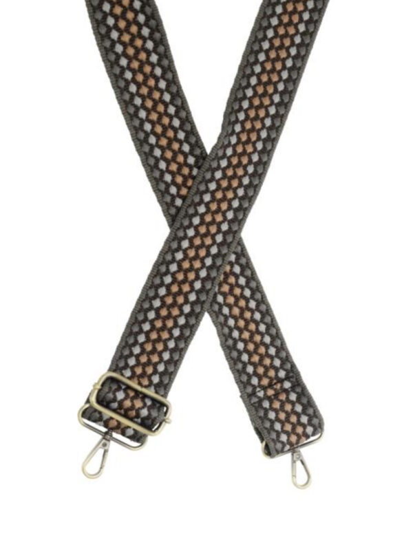 JOY SUSAN 2"DOTTED STRIPE GUITAR STRAP - Image 3