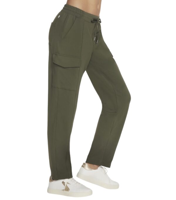 SKECHERS OLIVE SLIP-INS CARGO PANT - Image 4