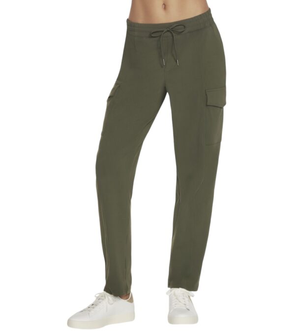 SKECHERS OLIVE SLIP-INS CARGO PANT - Image 2