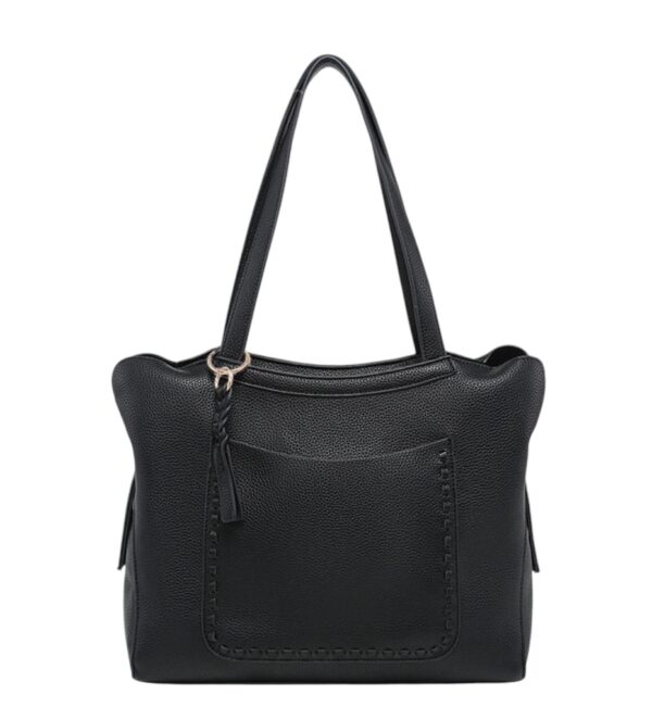 JEN & CO HUNTER POCKET FRONT DISTRESSED TOTE - Image 4