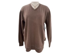 ROYCE APPAREL V-NECK ROUND BOTTOM FLEECE