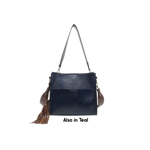 JEN & CO LYLA 2 IN 1 BUCKET BAG WITH STRAP