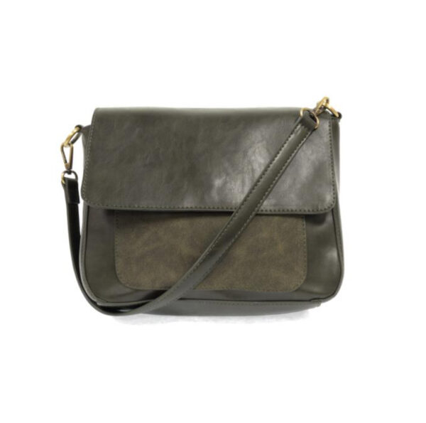 JOY SUSAN SUEDE TRIM CONVERTIBLE SHOULDER BAG - Image 2