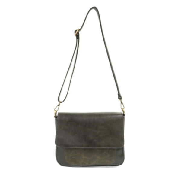 JOY SUSAN SUEDE TRIM CONVERTIBLE SHOULDER BAG - Image 3