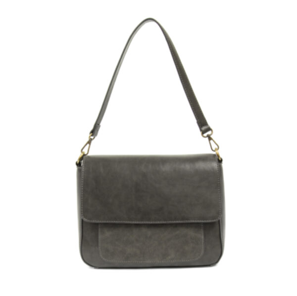 JOY SUSAN SUEDE TRIM CONVERTIBLE SHOULDER BAG - Image 16