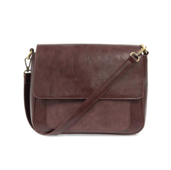 JOY SUSAN SUEDE TRIM CONVERTIBLE SHOULDER BAG - Image 13