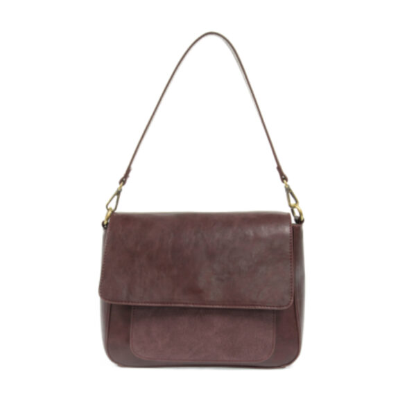 JOY SUSAN SUEDE TRIM CONVERTIBLE SHOULDER BAG - Image 10