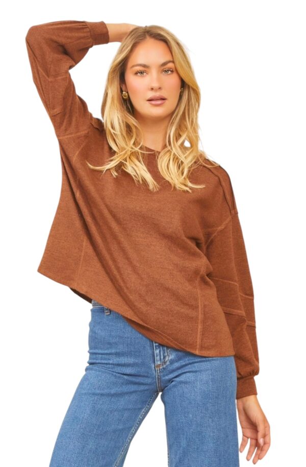 ANDREE HACCI KNIT CREW NECK KNIT TOP - Image 17