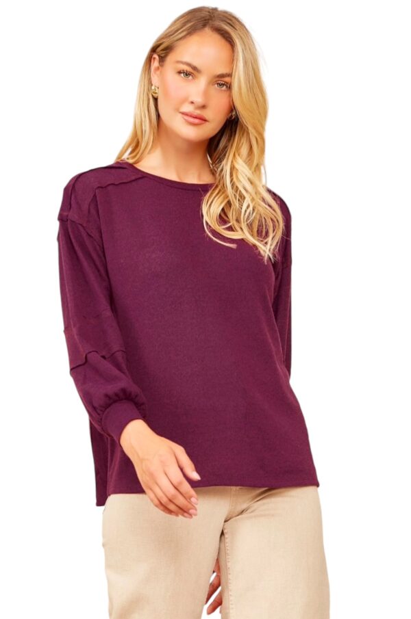 ANDREE HACCI KNIT CREW NECK KNIT TOP - Image 14