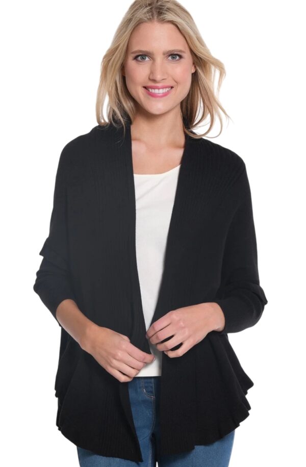 MULTIPLES SHAWL COLLAR SWEATER CARDIGAN - Image 2