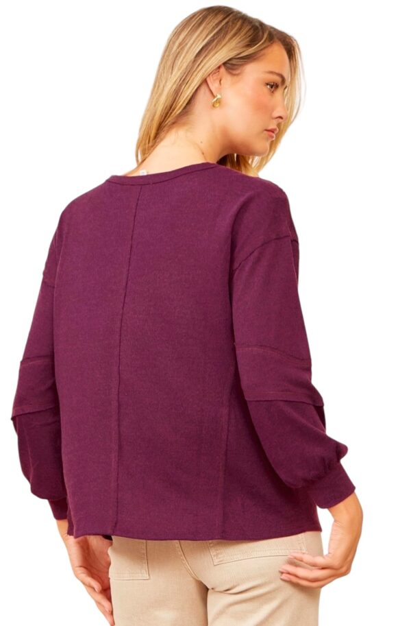 ANDREE HACCI KNIT CREW NECK KNIT TOP - Image 13