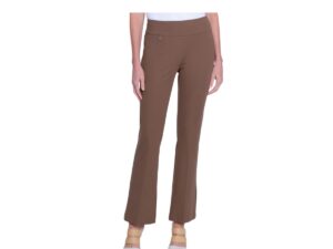 MULTIPLES EASY FIT KNIT FLARE LEG PANT