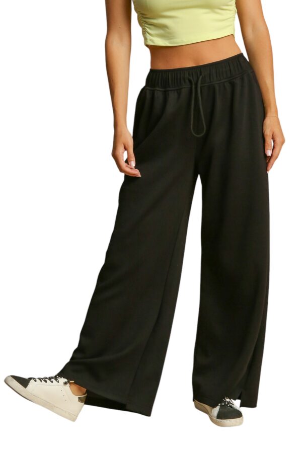 UMGEE LUXE KNIT WIDE LEG PANTS - Image 9