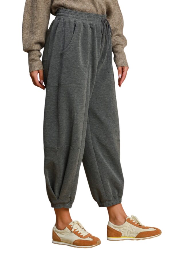 UMGEE LUXE KNIT BARREL LEG JOGGERS - Image 9