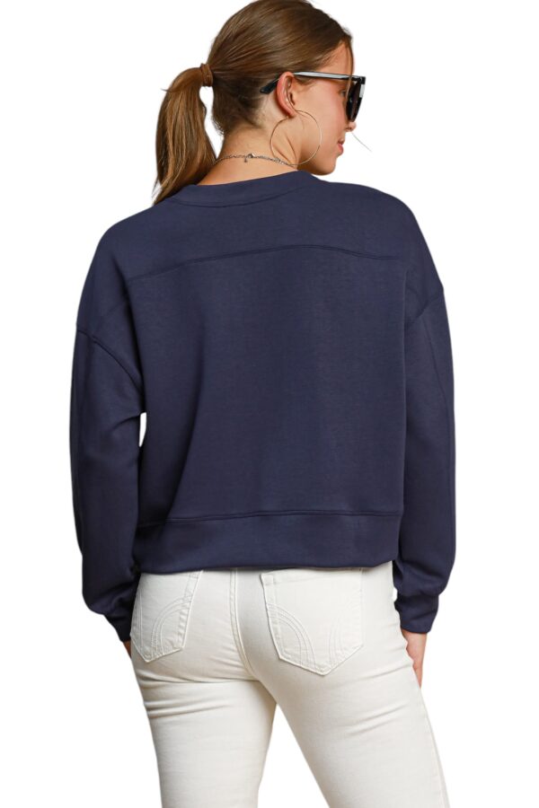 UMGEE LUXE KNIT WAIST LENGTH CREWNECK - Image 11