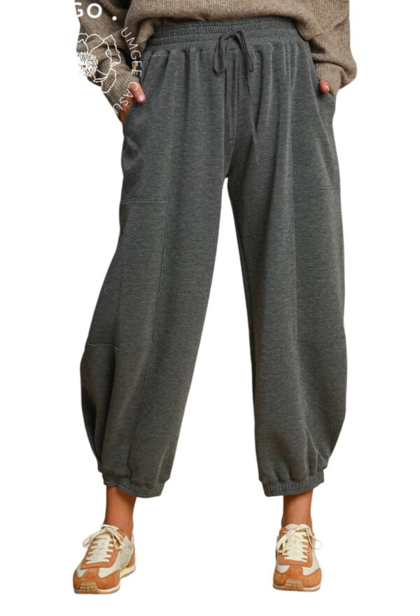 UMGEE LUXE KNIT BARREL LEG JOGGERS - Image 7