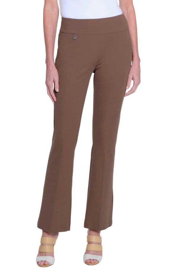 MULTIPLES EASY FIT KNIT FLARE LEG PANT - Image 2