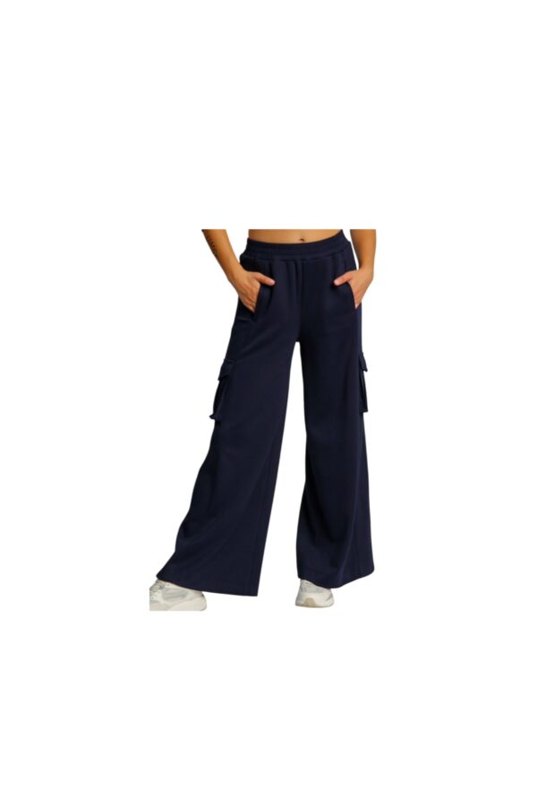 UMGEE LUXE KNIT WIDE LEG CARGO PANTS