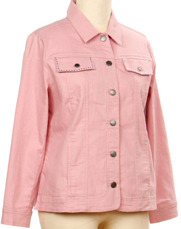 SOUTHERN LADY COLORED DENIM JACKET - Image 2