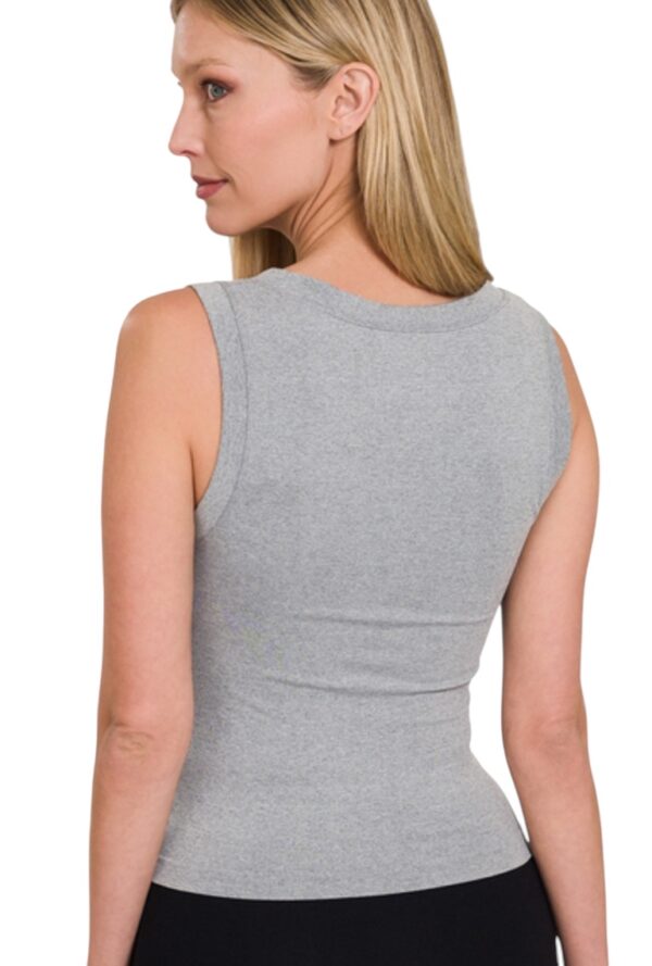 ZENANA SEAMLESS ROUND NECK TANK - Image 5