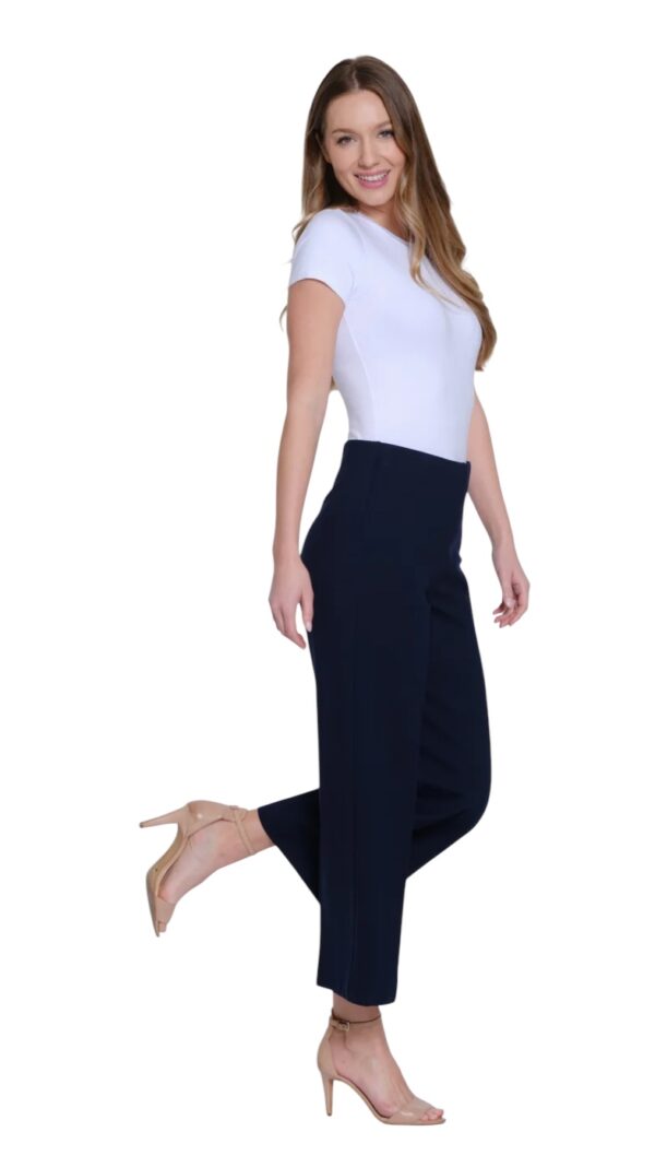 MULTIPLES ELASTIC NO WAIST WIDE LEG CROP - Image 10