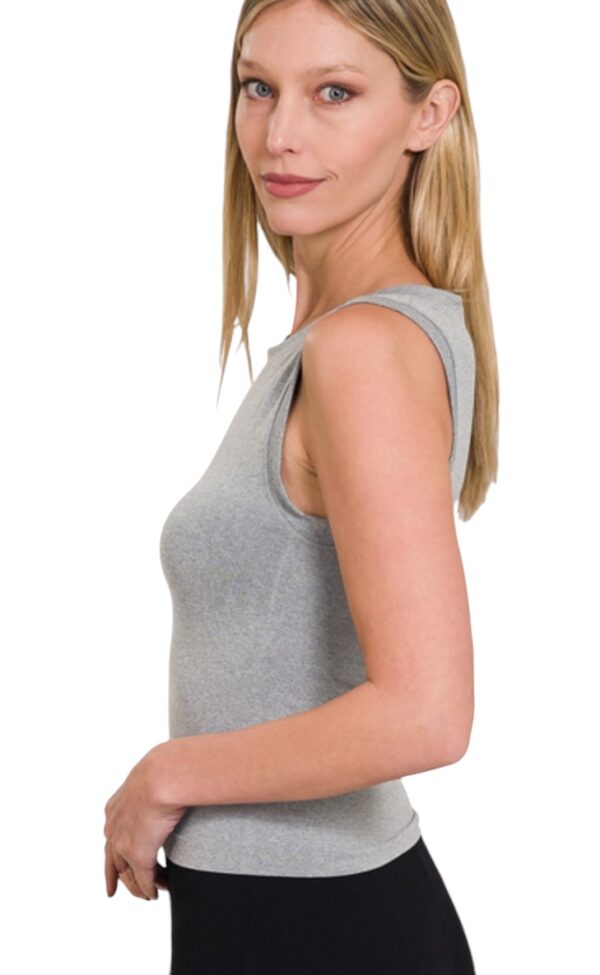 ZENANA SEAMLESS ROUND NECK TANK - Image 6