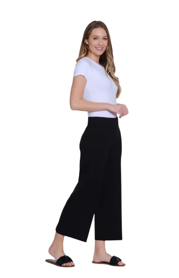 MULTIPLES ELASTIC NO WAIST WIDE LEG CROP - Image 10