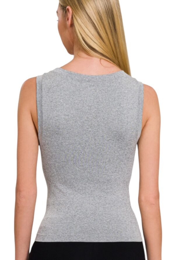 ZENANA SEAMLESS ROUND NECK TANK - Image 3