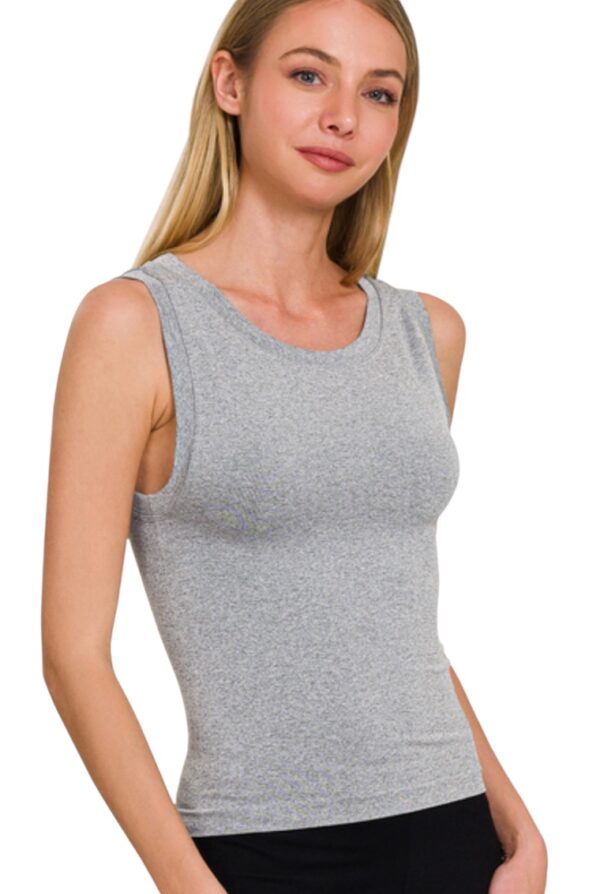 ZENANA SEAMLESS ROUND NECK TANK - Image 7