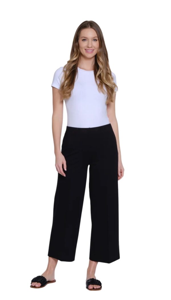 MULTIPLES ELASTIC NO WAIST WIDE LEG CROP - Image 7