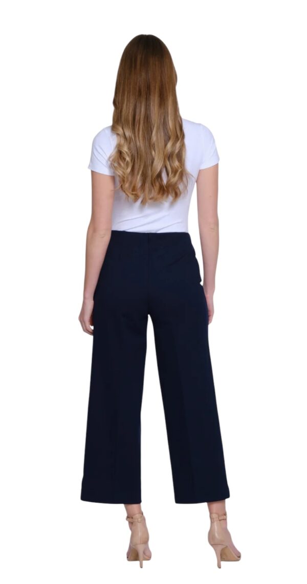 MULTIPLES ELASTIC NO WAIST WIDE LEG CROP - Image 4