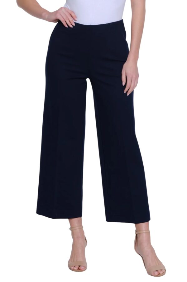 MULTIPLES ELASTIC NO WAIST WIDE LEG CROP - Image 2