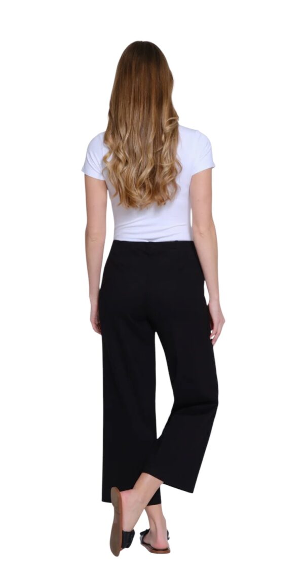 MULTIPLES ELASTIC NO WAIST WIDE LEG CROP - Image 4