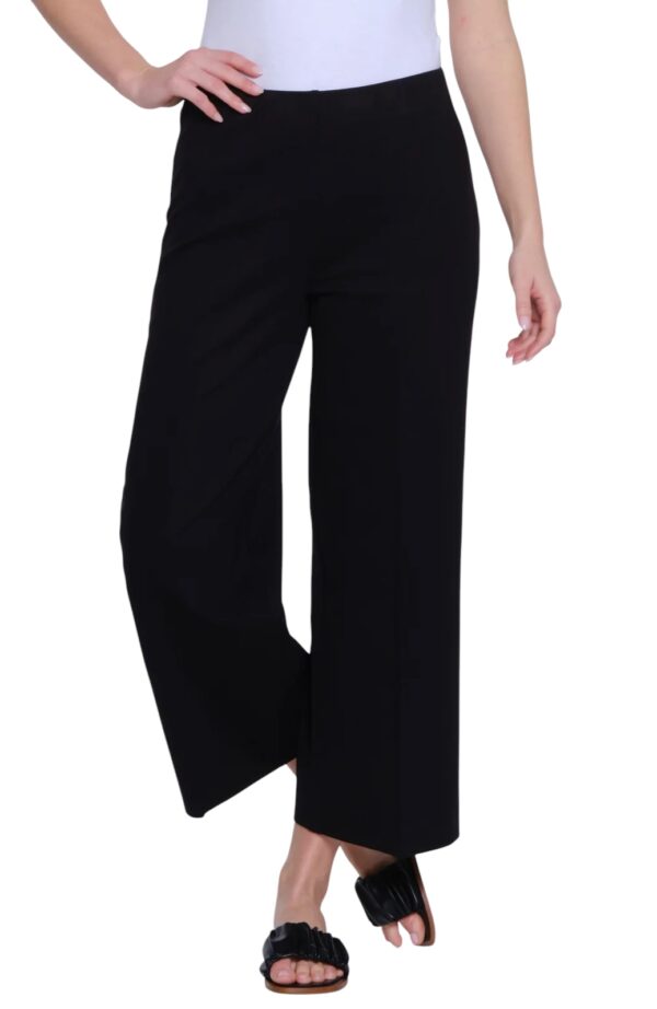 MULTIPLES ELASTIC NO WAIST WIDE LEG CROP - Image 2