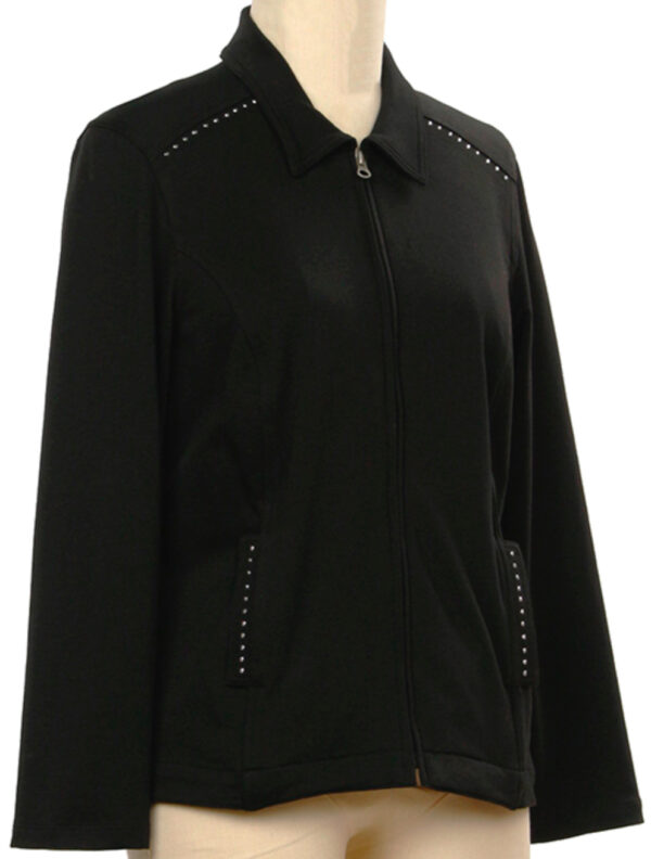 SOUTHERN LADY LONG SLEEVE ZIP FRONT JACKET - Image 2