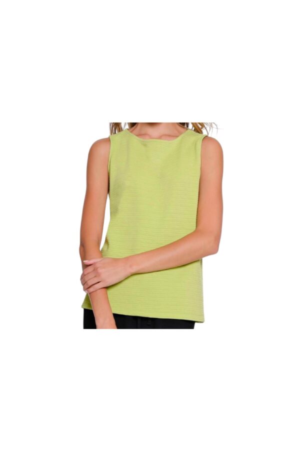 MULTIPLES KIWI TEXTURED KNIT TANK