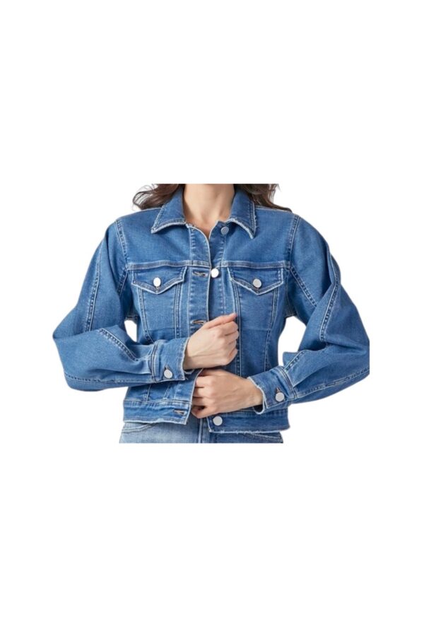 RISEN JEANS BALLOON SLEEVE DENIM JACKET