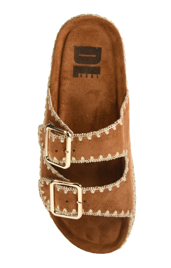 DIRTY LAUNDRY CUBANA FAUX SUEDE SLIDE SANDAL - Image 4